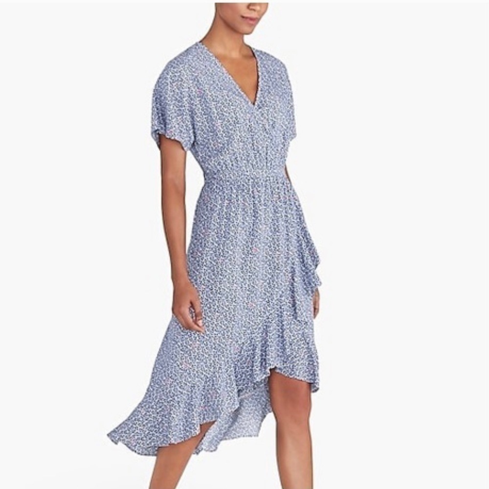 J. Crew Mercantile NWT High Low Ruffle Hem Dress